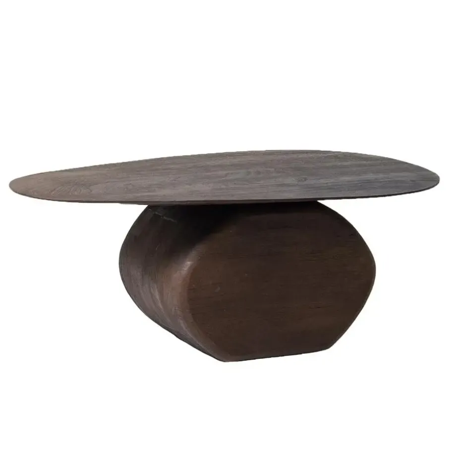 Salontafel Organisch 100cm - Bruin Mangohout - Ebbe