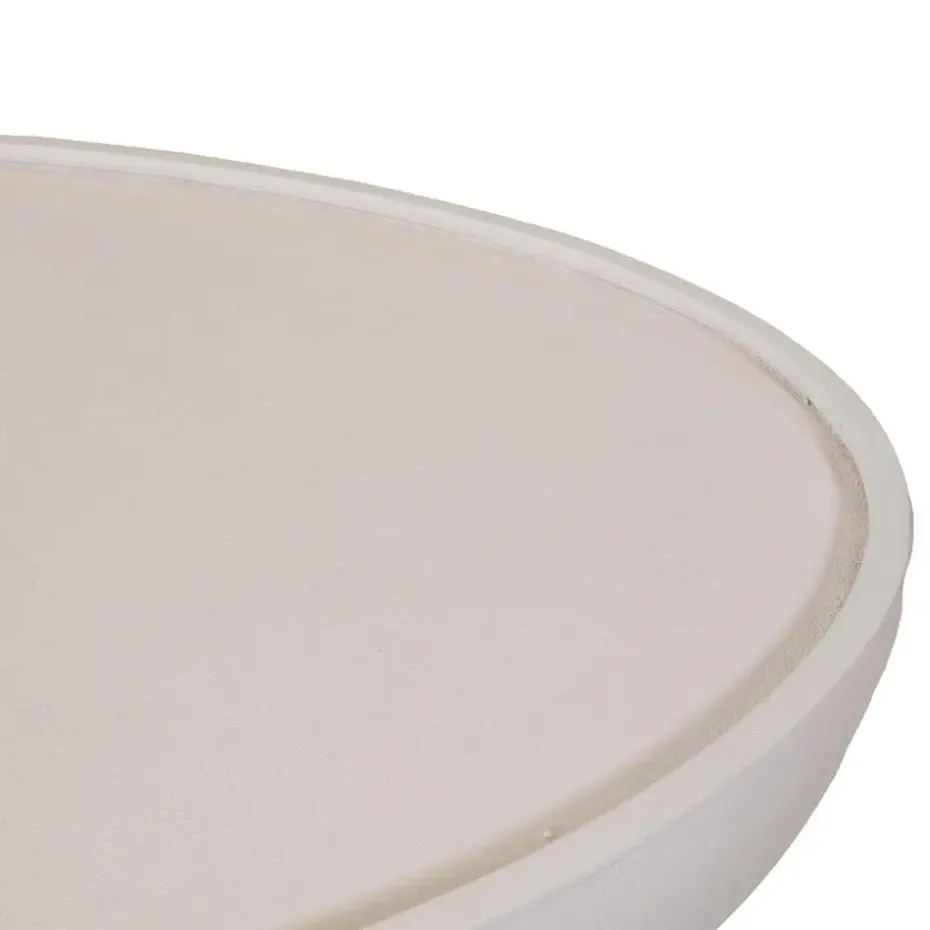 Salontafel Ovaal - Beige - Betonlook - 120cm - Tess