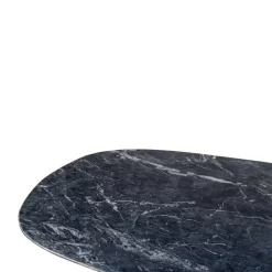 Salontafel Richy Zwart Marmer Deens Ovaal 120cm