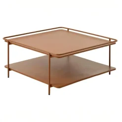 Salontafel Terra Metaal - 75x75x34,3cm - Yuba
