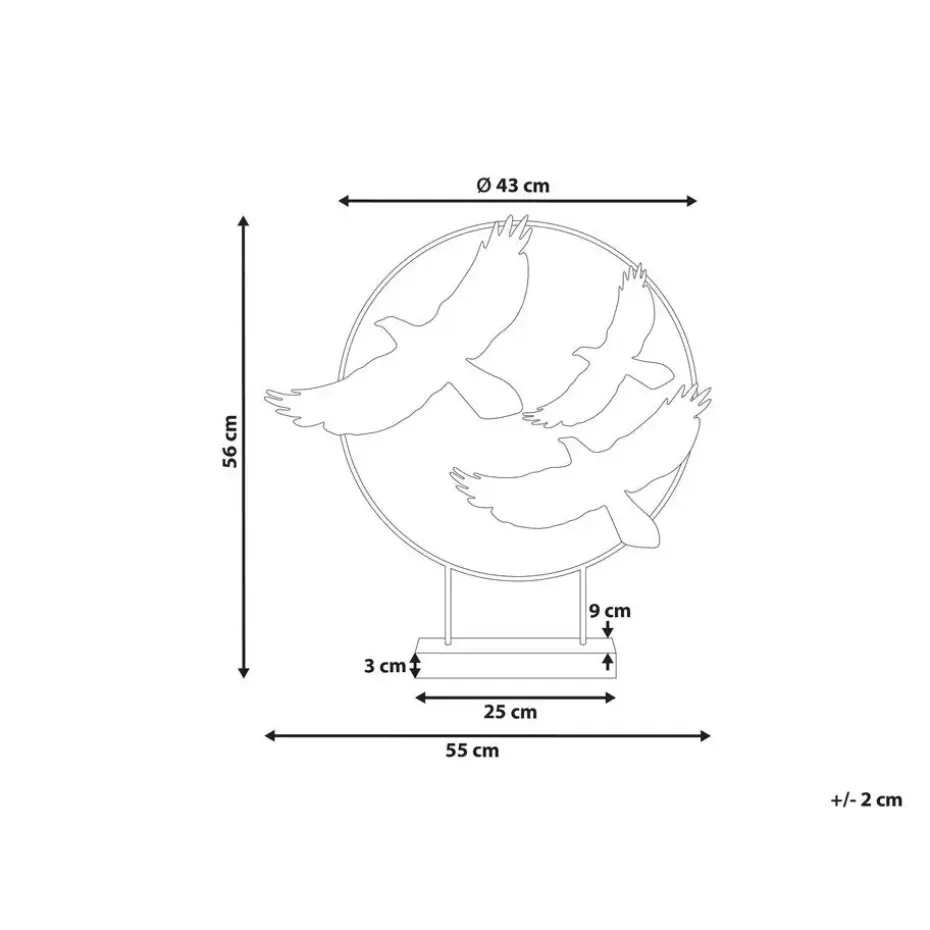 SAMARIUM - Decofiguur - Meerkleurig - Metaal