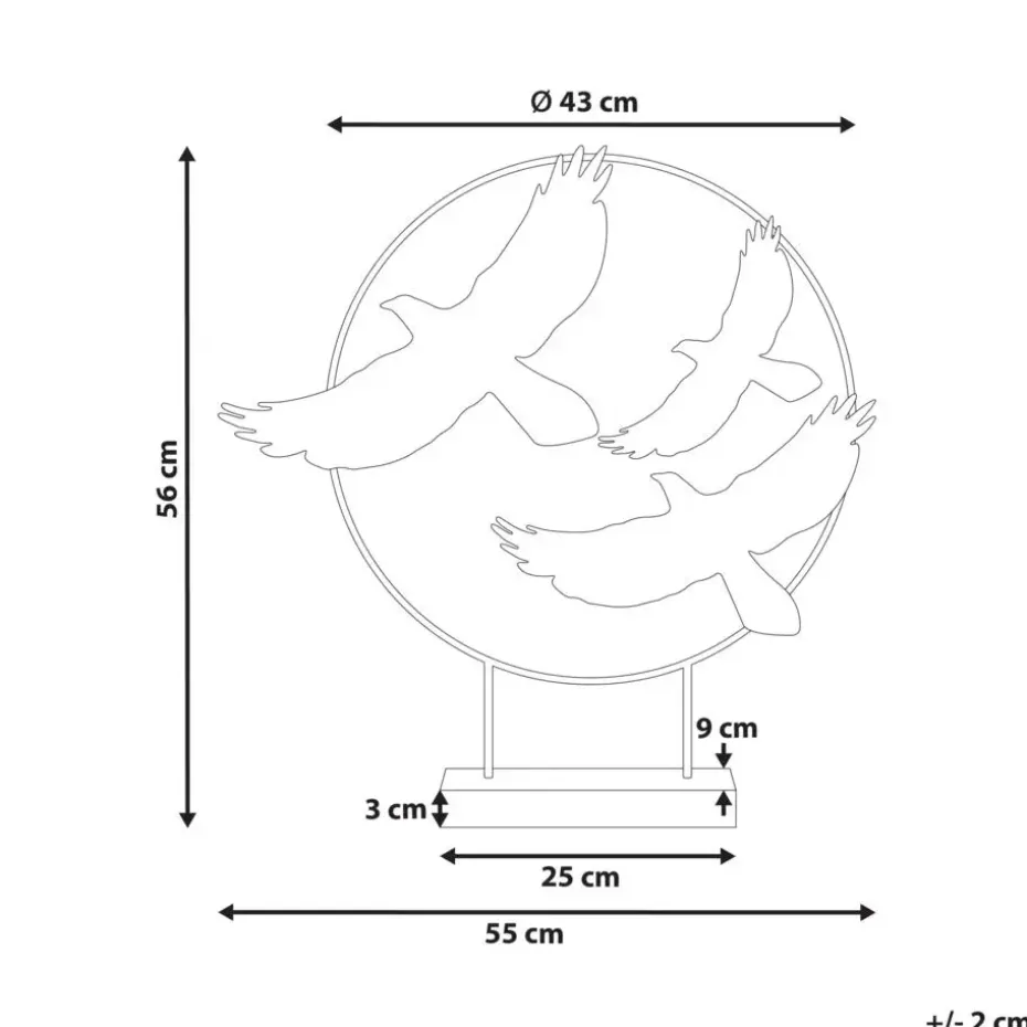 SAMARIUM - Decofiguur - Meerkleurig - Metaal