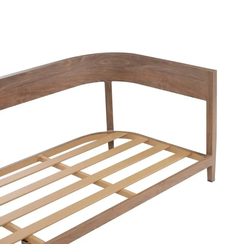 SAMPIERI - Tuinbank met salontafel - Bruin/ Lichtbeige - Aluminium