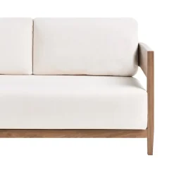 SAMPIERI - Tuinbank met salontafel - Bruin/ Lichtbeige - Aluminium