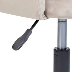 SANILAC - Bureaustoel - Beige - Fluweel