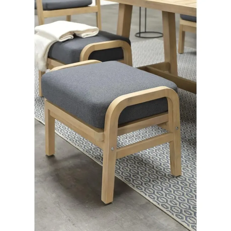 Santos lounge-diningset-5-dlg-links-acacia white wash-dgrijs-mgrey