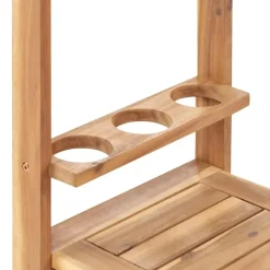 SASSARI II - Trolley - Lichte houtkleur - Acaciahout