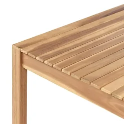 SASSARI II - Tuinset voor 8 - Lichthout/Wit - FSC acaciahout