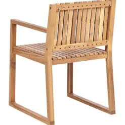 SASSARI II - Tuinset voor 6 - Lichthout - Gecertificeerd acaciahout