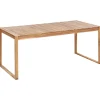 SASSARI II - Tuintafel - Lichte houtkleur - 90 x 180 cm - Acaciahout