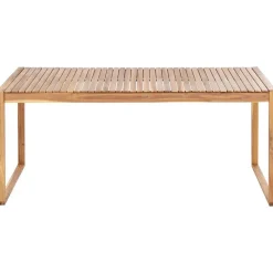 SASSARI II - Tuintafel - Lichte houtkleur - 90 x 180 cm - Acaciahout