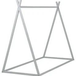 SAURAT - Kinderbed - Grijs - 90 x 200 cm - Dennenhout