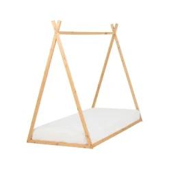 SAURAT - Kinderbed - Lichthout - 90 x 200 cm - Dennenhout