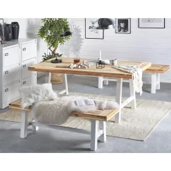 SCANIA - Tuintafel - Lichte houtkleur - 80 x 170 cm - Acaciahout