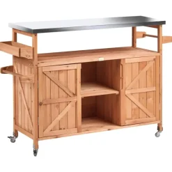 SCANNO - Buitenkeuken eiland - Lichtbruin - Dennenhout