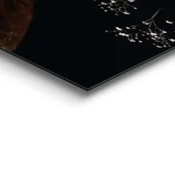 Schilderij Bloemenrijkdom - 100 x 140cm - Bruin