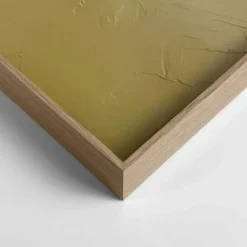 Schilderij 3D Art Terrace vintage green - 70 x 50cm - Groen