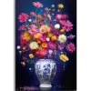 Schilderij Delft Flowers - 90 x 60cm - Bont