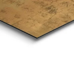 Schilderij Kraanvogels - 90 x 60cm - Goudkleurig