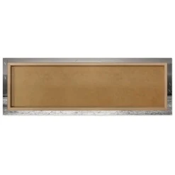 Schilderij Kudde Olifanten - 40 x 118cm - Zwart-Wit