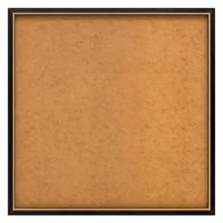 Schilderij Monstera Blad - 50 x 50cm - Goudkleurig