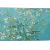 Schilderij Van Gogh Amandelbloesem - 60 x 90cm - Blauw