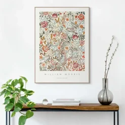 Schilderij William Morris - acanthus portiere - 70 x 50cm - Bont