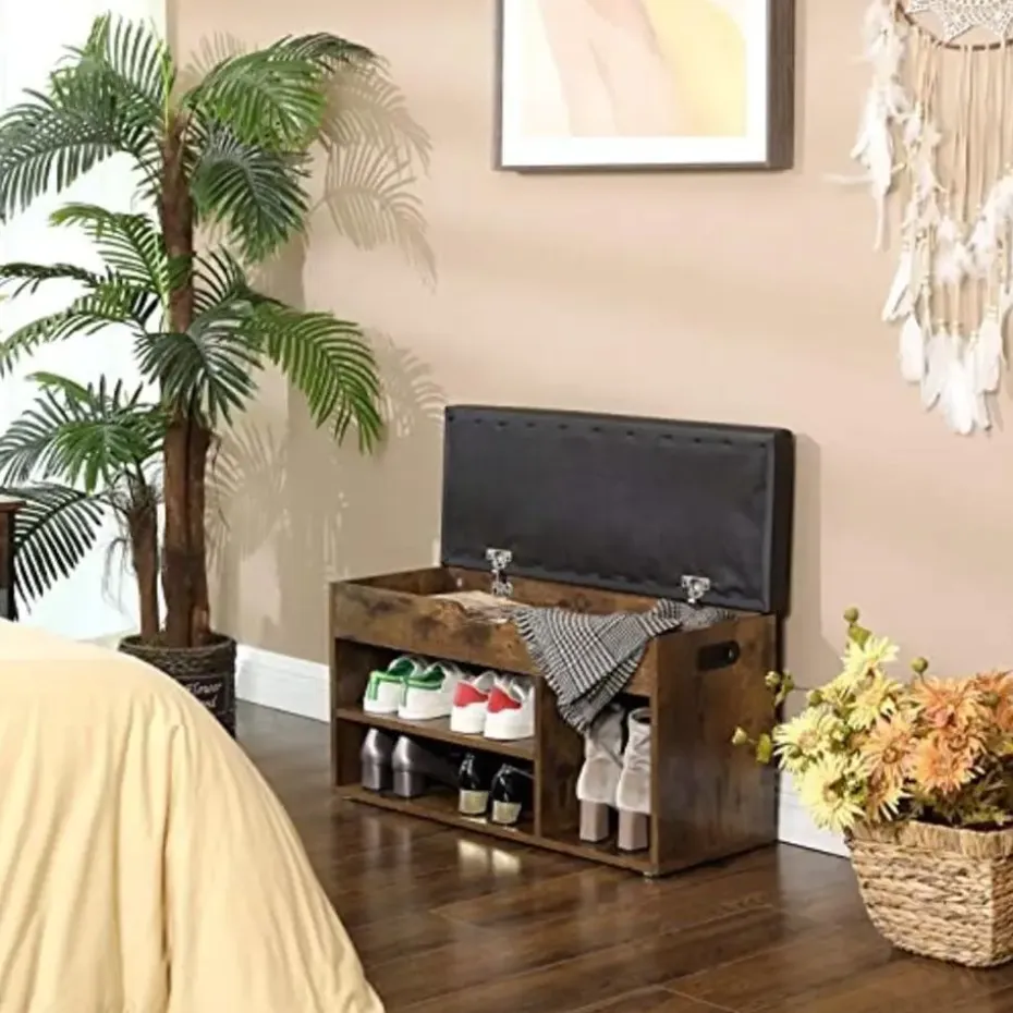 Schoenbank -Schoenenrek - Opbergruimte onder de zitting - 80 x 30 x 44 cm