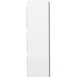 Schoenenkast Baylinn 3 draaideuren en 5 legplanken-celadon grijs/wit