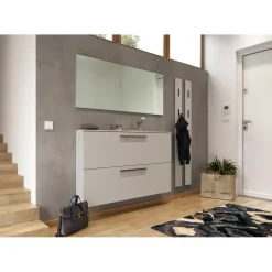 Schoenenkast Jonas 140cm met twee deuren - kasjmier beige