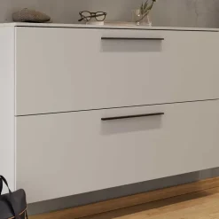 Schoenenkast Jonas 140cm met twee deuren - kasjmier beige