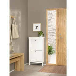 Schoenenkast Madeira - wit - 102,9x53,8x24,6 cm