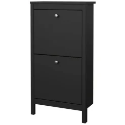 Schoenenkast Madeira - zwart - 102,9x53,8x24,6 cm