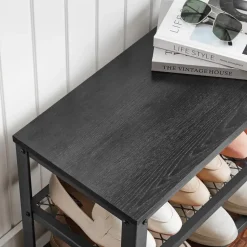 Schoenenrek met Industriële Look - Rek voor Schoenen 73x30x45cm