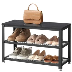 Schoenenrek met Industriële Look - Rek voor Schoenen 73x30x45cm