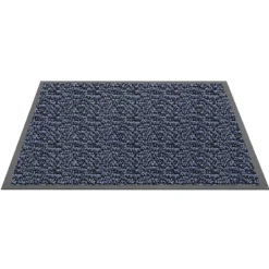 Schoonloopmat Blauw - Mars - 80 x 120 cm