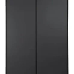 Schuifdeurkast Bergamo - antraciet - 221x178,5x66,6 cm