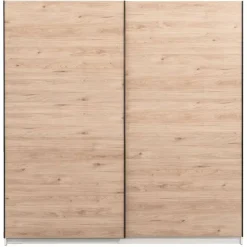 Schuifdeurkast Genua - eikenkleur - 204x200x60 cm