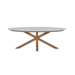 Scotland tafel - 230x115 cm - light teaklook - Centostone Napoli sand