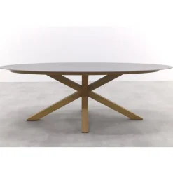 Scotland tafel - 230x115 cm - light teaklook - Centostone Napoli sand