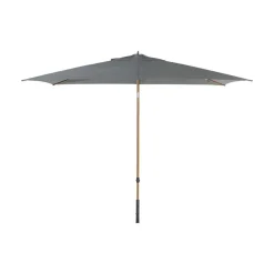 4-Seasons Outdoor Azzurro stokparasol 200 x 300 cm - Woodlook/charcoal