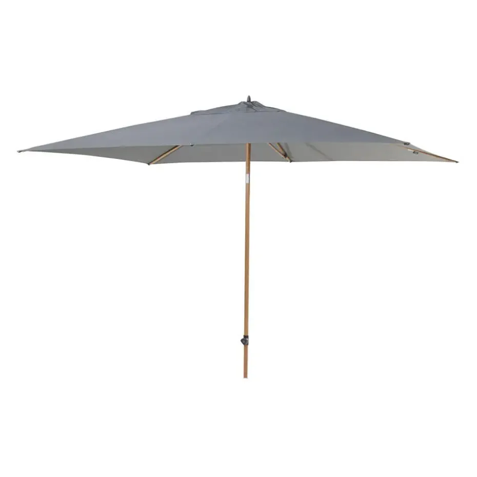 4-Seasons Outdoor Azzurro stokparasol 200 x 300 cm - Woodlook/charcoal