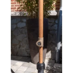 4-Seasons Outdoor Azzurro stokparasol 300 cm - Woodlook/Sand