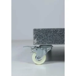 4-Seasons zweefparasol Hacienda 300 x 400 - Woodlook/Sand met voet en hoes