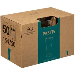 Secret de Gourmet drinkglazen - transparant glas - 6x - 180 ml