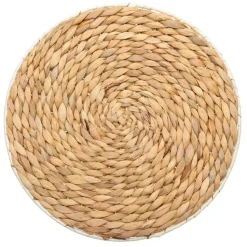 Secret de Gourmet Placemat - zeegras naturel - rond - 35 cm