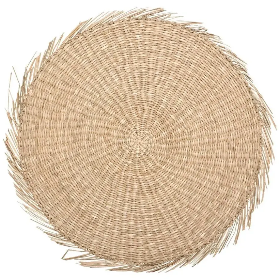 Secret de Gourmet Placemat - raffia naturel - rond - 38 cm