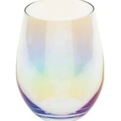 Secret de Gourmet Tumbler drink glazen - 6x - parelmoer - 540 ml