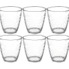 Secret de Gourmet waterglazen Rome - 6x - 250 ml - deco glas