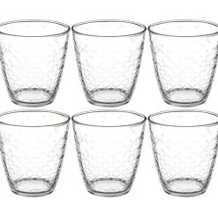Secret de Gourmet waterglazen Rome - 6x - 250 ml - deco glas